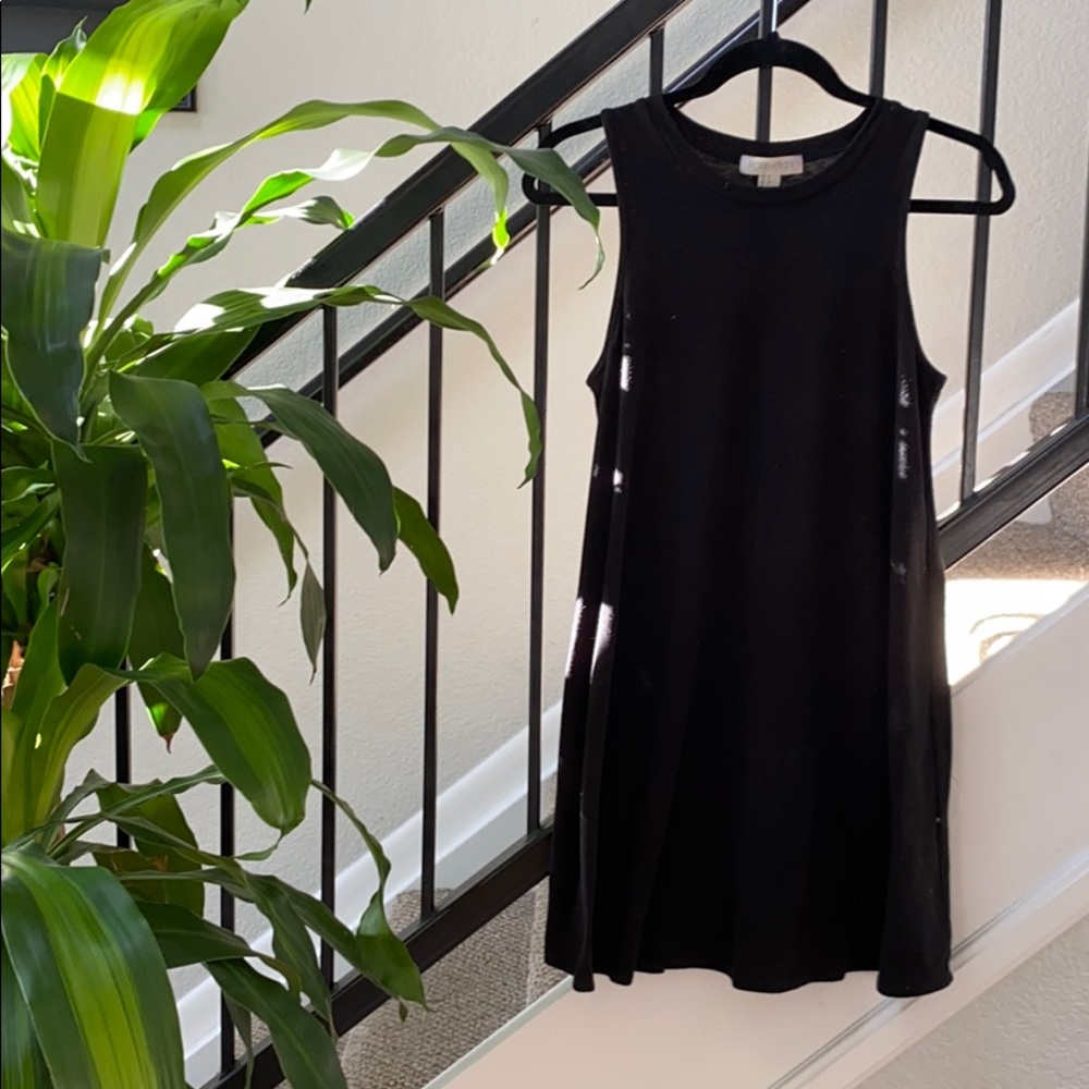 Swing babydoll black dress